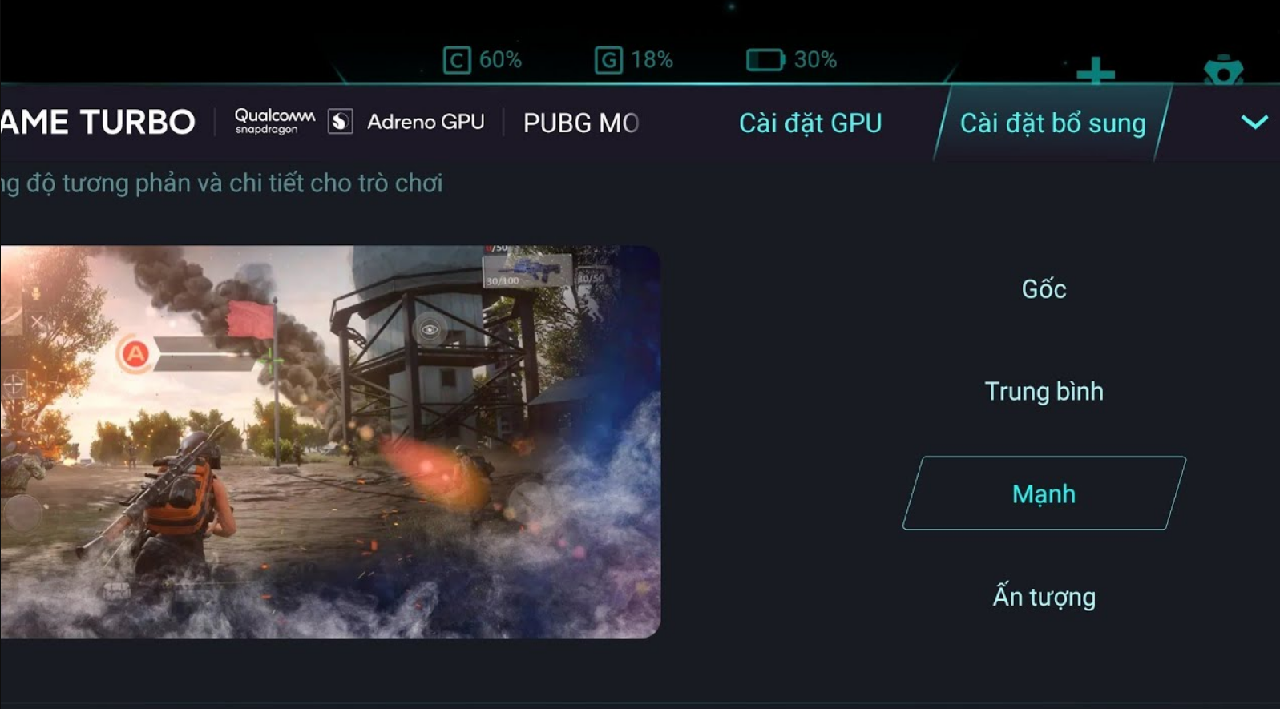 Thay đổi giọng nói trong Game PUBG Mobile thông qua việc kết hợp thay đổi giọng nói tại Game Turbo.