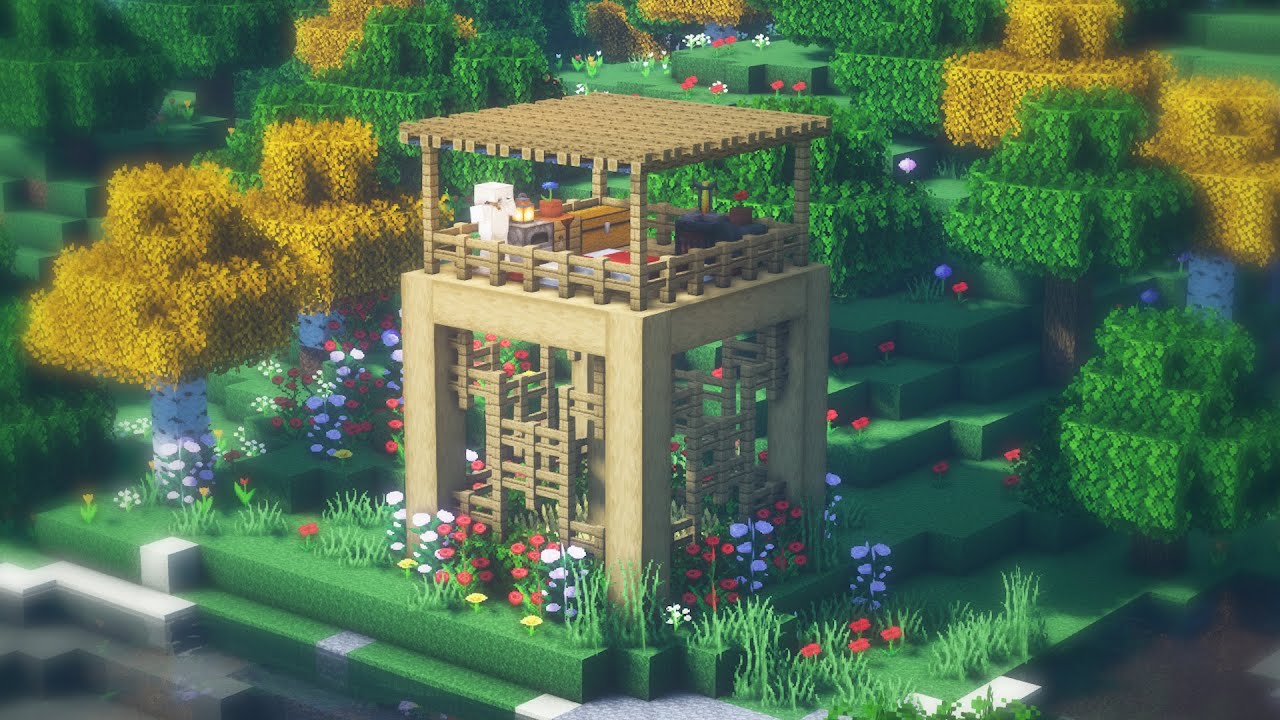 Xây một ngôi nhà để sinh tồn trong minecraft