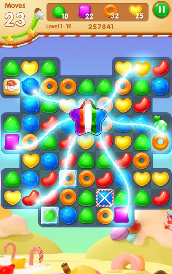 Sweet Candy Pop là thể loại game match-3 có lối chơi tương đối đơn giản