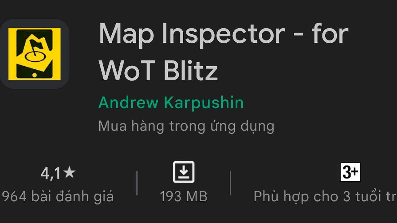 Một số ứng dụng có chức năng tương tự như WOT Inspector HD Minimaps. 