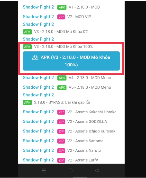 Hướng dẫn hack Shadow Fight 2 max level cực dễ