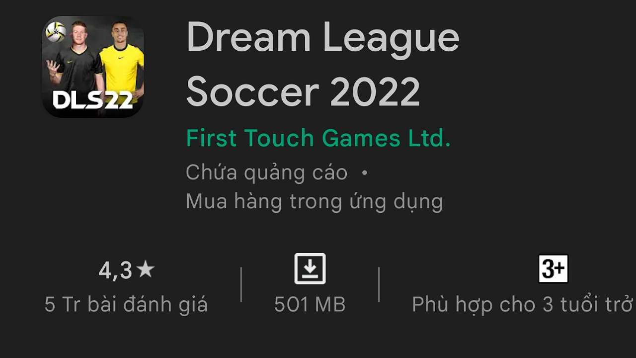 Cách tải Dream League Soccer 2022 đơn giản.