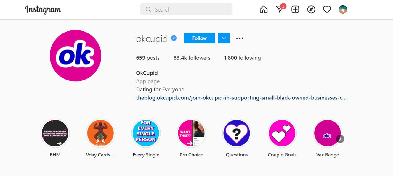 App hẹn hò OkCupid rất thân thiện với người dùng, bạn chỉ cần lướt trái để loại bỏ đối tượng bạn cho là không phù hợp.