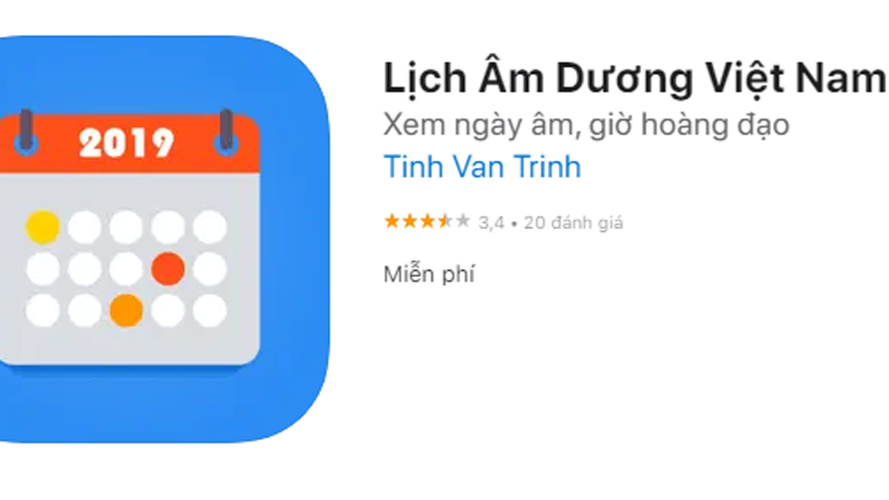 App Lịch Âm Dương Việt Nam