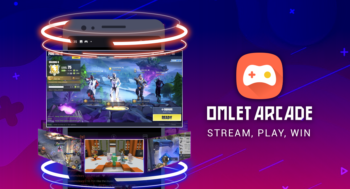 Omlet Arcade - Ứng dụng phát trực tuyến và chơi game cùng nhau
