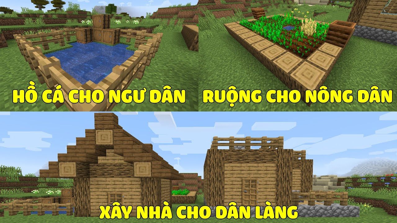 Cách xây nhà dân làng